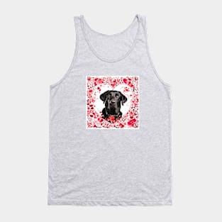 Labrador Retriever Be Mine Valentine Tank Top